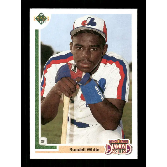 1991 Upper Deck Final Edition #10 Rondell White EX Excellent RC Rookie Montreal Expos Baseball Card - Baseball Card