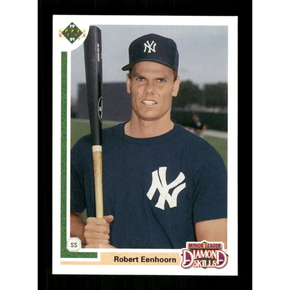 1991 Upper Deck Final Edition #16 Robert Eenhoorn EX Excellent RC Rookie New York Yankees Baseball Card - Baseball Card