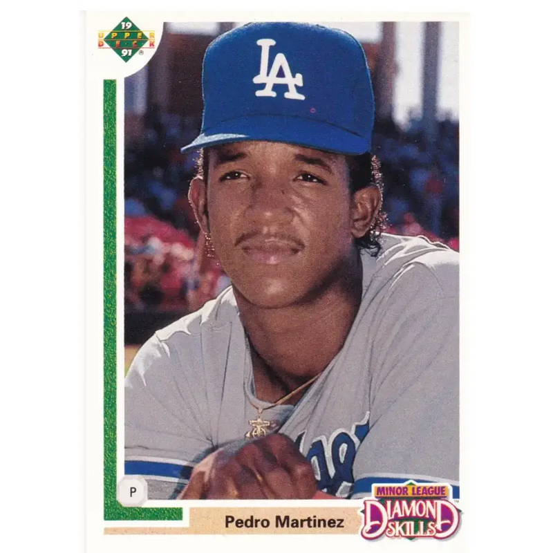 1991 Upper Deck Final Edition #2 Pedro Martinez EX Excellent RC Rookie Los Angeles Dodgers Baseball Card - Baseball