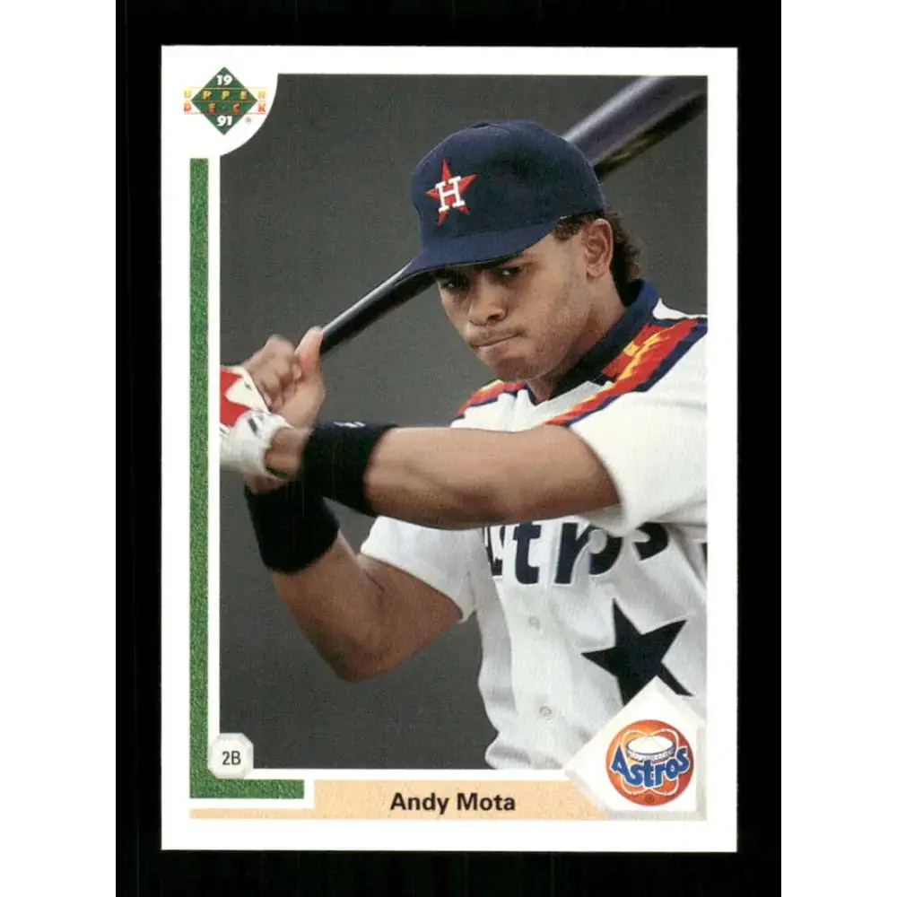 1991 Upper Deck Final Edition #22 Andy Mota EX Excellent RC Rookie Houston Astros Baseball Card - Baseball Card Single