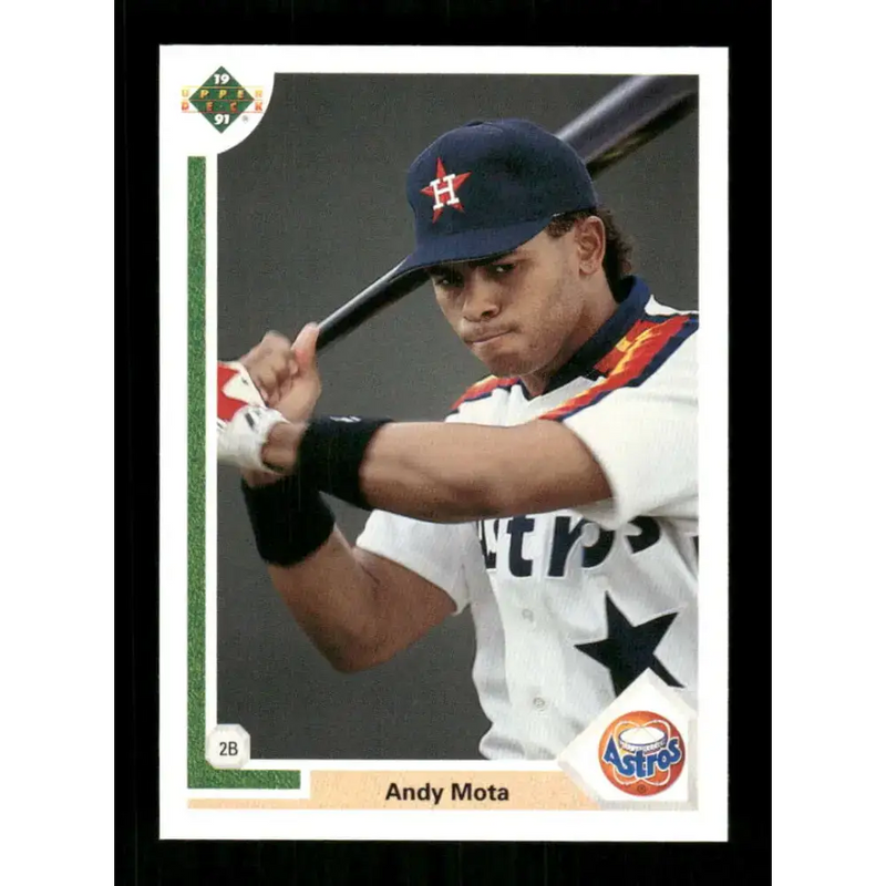 1991 Upper Deck Final Edition #22 Andy Mota EX Excellent RC Rookie Houston Astros Baseball Card - Baseball Card Single