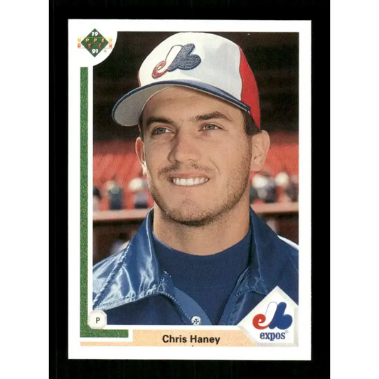 1991 Upper Deck Final Edition #23 Chris Haney EX Excellent RC Rookie Montreal Expos Baseball Card - Baseball Card