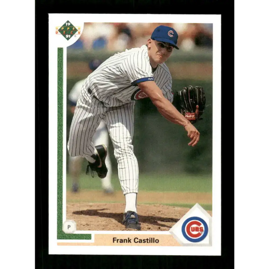 1991 Upper Deck Final Edition #27 Frank Castillo EX Excellent RC Rookie Chicago Cubs Baseball Card - Baseball Card