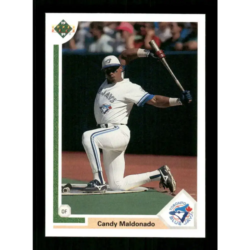 1991 Upper Deck Final Edition #28 Candy Maldonado EX Excellent Toronto Blue Jays Baseball Card - Baseball Card Single