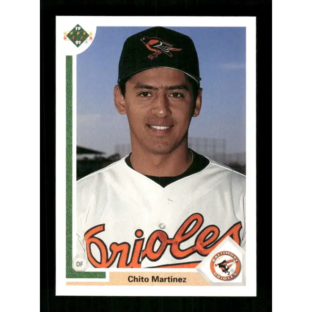 1991 Upper Deck Final Edition #30 Chito Martinez EX Excellent RC Rookie Baltimore Orioles Baseball Card - Baseball Card