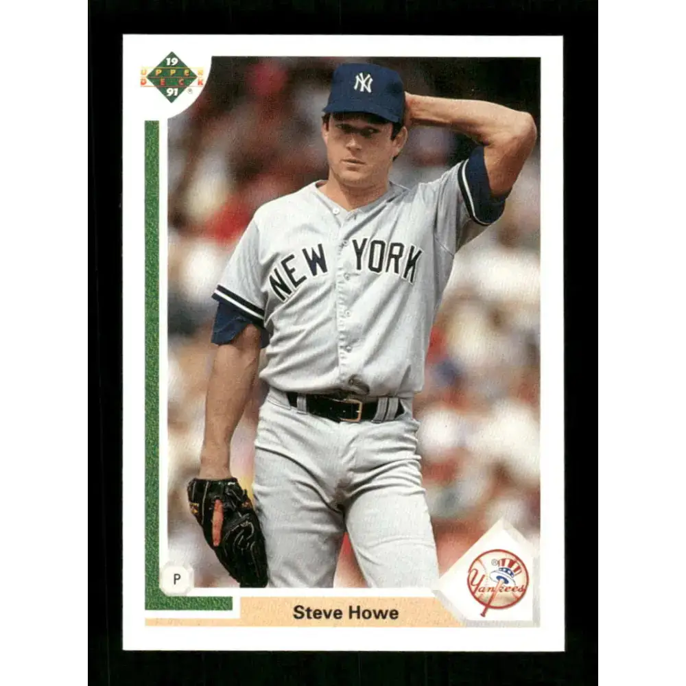 1991 Upper Deck Final Edition #31 Steve Howe EX Excellent New York Yankees Baseball Card - Baseball Card Single