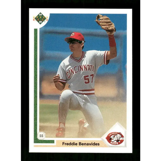 1991 Upper Deck Final Edition #32 Freddie Benavides EX Excellent RC Rookie Cincinnati Reds Baseball Card - Baseball Card