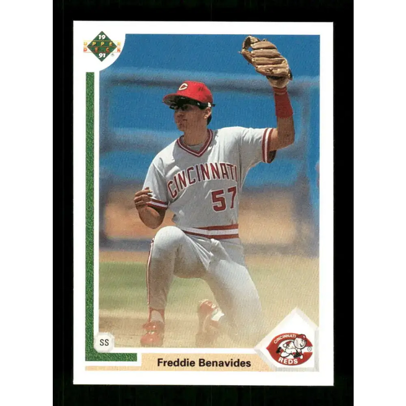 1991 Upper Deck Final Edition #32 Freddie Benavides EX Excellent RC Rookie Cincinnati Reds Baseball Card - Baseball