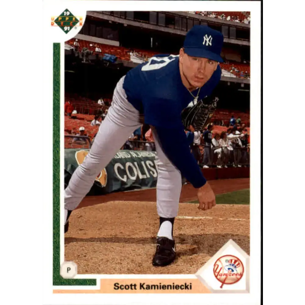 1991 Upper Deck Final Edition #33 Scott Kamieniecki EX Excellent RC Rookie New York Yankees Baseball Card - Baseball