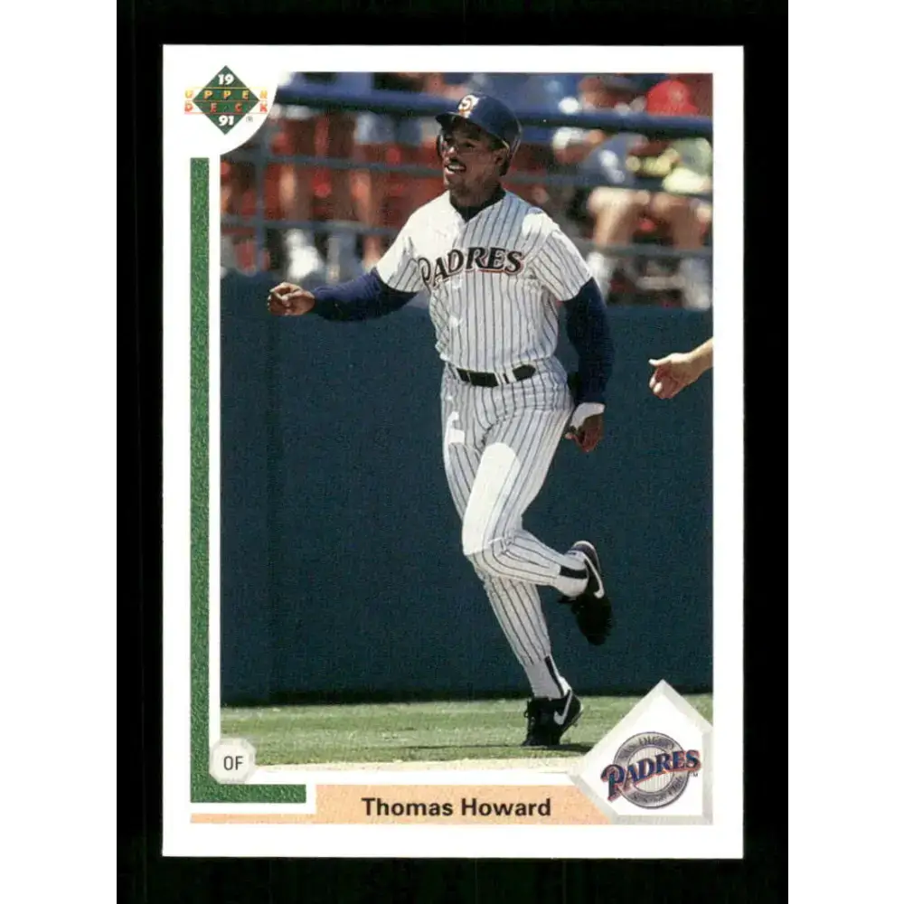 1991 Upper Deck Final Edition #39 Thomas Howard EX Excellent San Diego Padres Baseball Card - Baseball Card Single