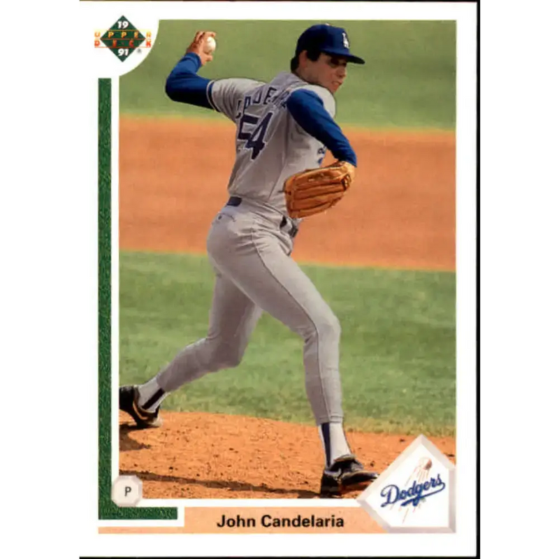 1991 Upper Deck Final Edition #40 John Candelaria EX Excellent Los Angeles Dodgers Baseball Card - Baseball Card Single