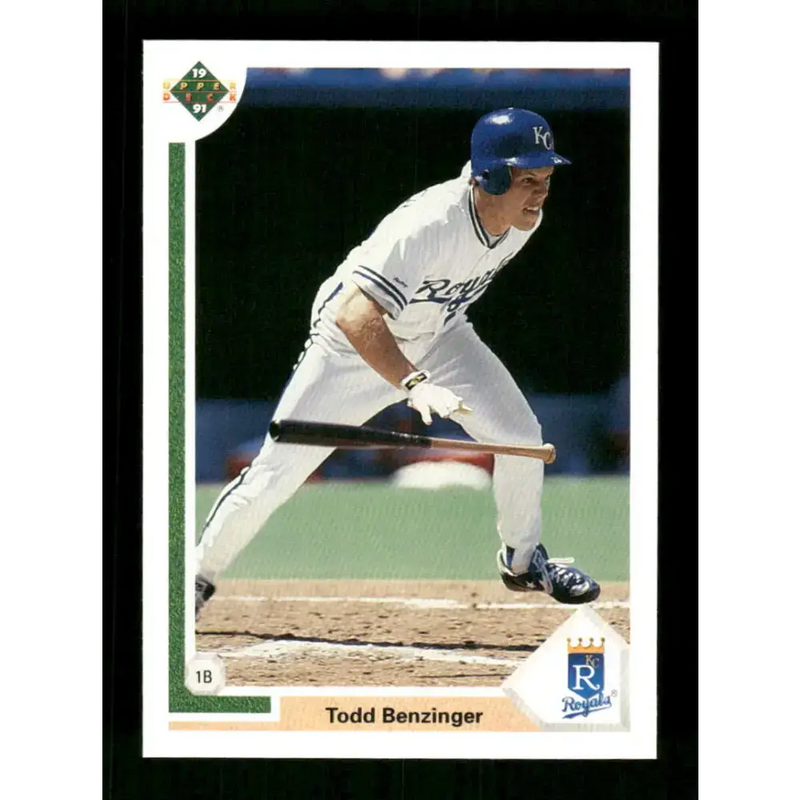 1991 Upper Deck Final Edition #41 Todd Benzinger EX Excellent Kansas City Royals Baseball Card - Baseball Card Single