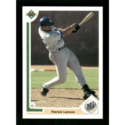 1991 Upper Deck Final Edition #43 Patrick Lennon EX Excellent RC Rookie Seattle Mariners Baseball Card - Baseball Card