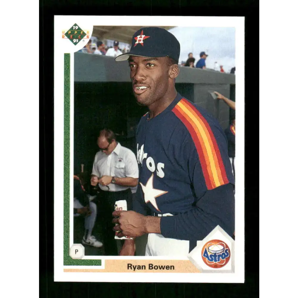 1991 Upper Deck Final Edition #45 Ryan Bowen EX Excellent RC Rookie Houston Astros Baseball Card - Baseball Card Single