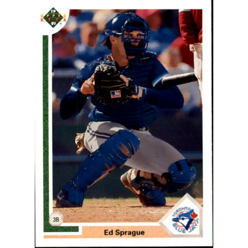 1991 Upper Deck Final Edition #47 Ed Sprague EX Excellent Toronto Blue Jays Baseball Card - Baseball Card Single