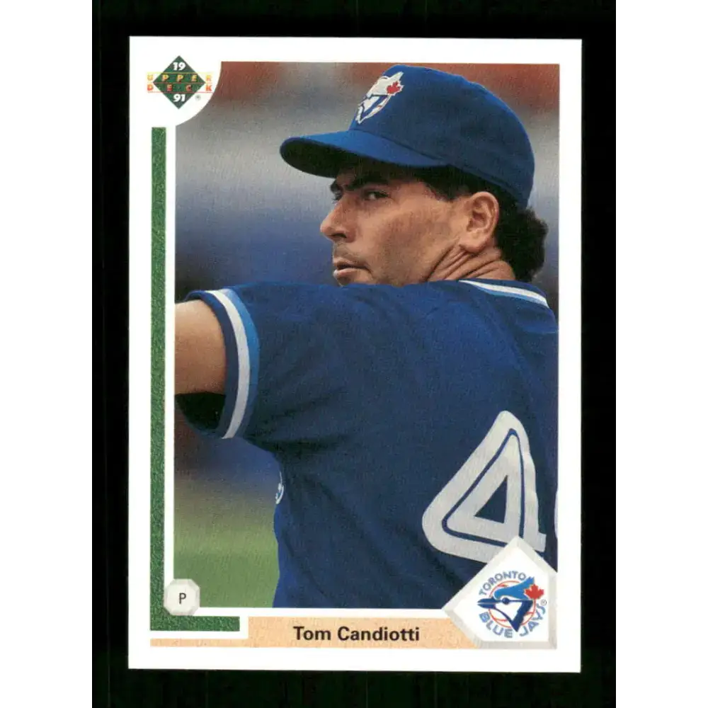 1991 Upper Deck Final Edition #49 Tom Candiotti EX Excellent Toronto Blue Jays Baseball Card - Baseball Card Single