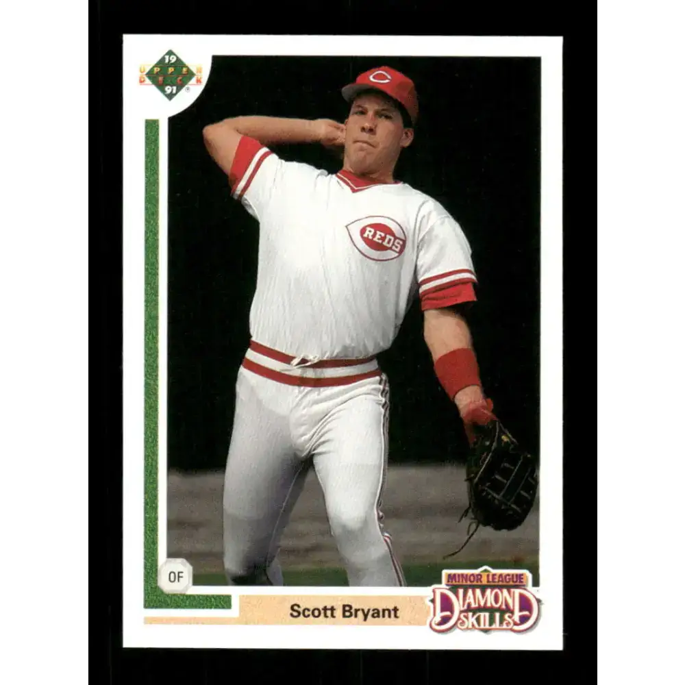 1991 Upper Deck Final Edition #5 Scott Bryant EX Excellent Cincinnati Reds Baseball Card - Baseball Card Single