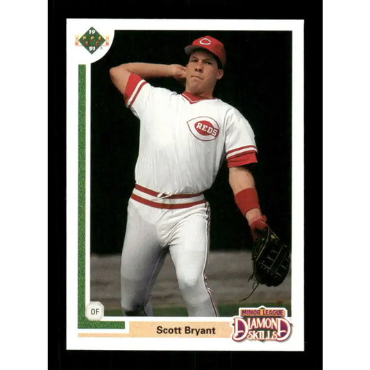 1991 Upper Deck Final Edition #5 Scott Bryant EX Excellent Cincinnati Reds Baseball Card - Baseball Card Single