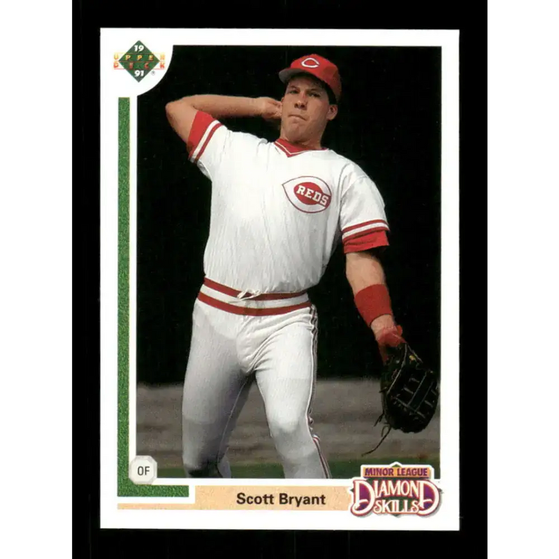 1991 Upper Deck Final Edition #5 Scott Bryant EX Excellent Cincinnati Reds Baseball Card - Baseball Card Single