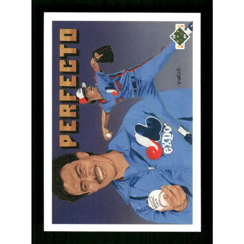 1991 Upper Deck Final Edition #50 Dennis Martinez EX Excellent Montreal Expos Baseball Card - Baseball Card Single