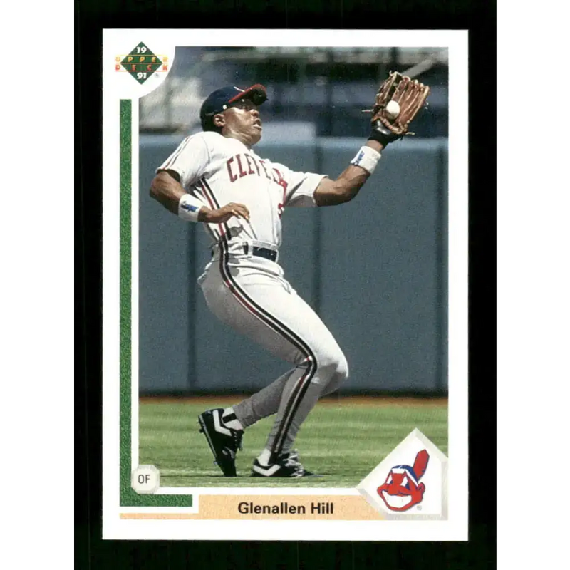 1991 Upper Deck Final Edition #52 Glenallen Hill EX Excellent Cleveland Indians Baseball Card - Baseball Card Single