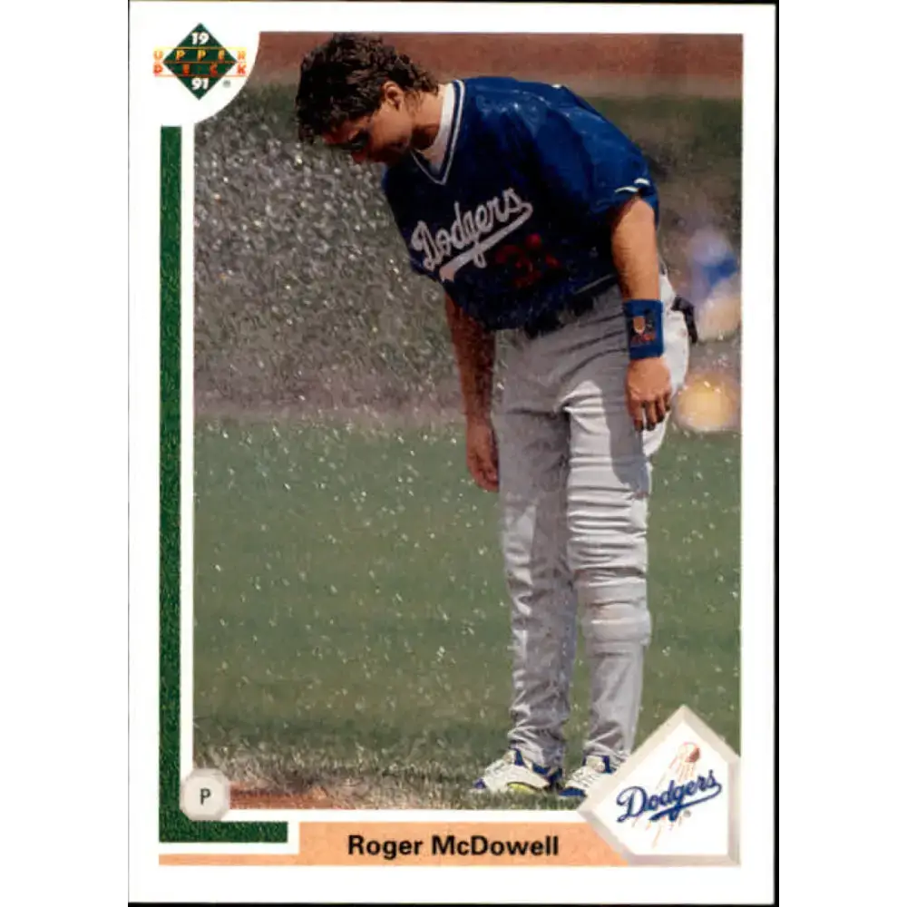 1991 Upper Deck Final Edition #57 Roger McDowell EX Excellent Los Angeles Dodgers Baseball Card - Baseball Card Single