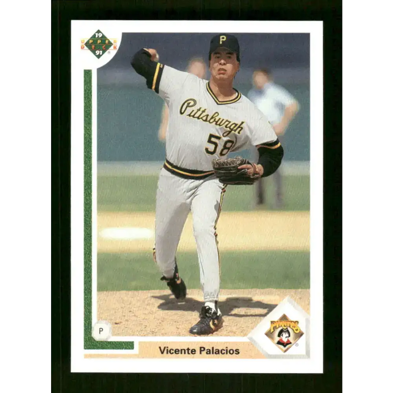 1991 Upper Deck Final Edition #71 Vicente Palacios EX Excellent Pittsburgh Pirates Baseball Card - Baseball Card Single