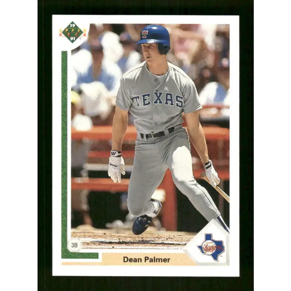 1991 Upper Deck Final Edition #74 Dean Palmer EX Excellent Texas Rangers Baseball Card - Baseball Card Single