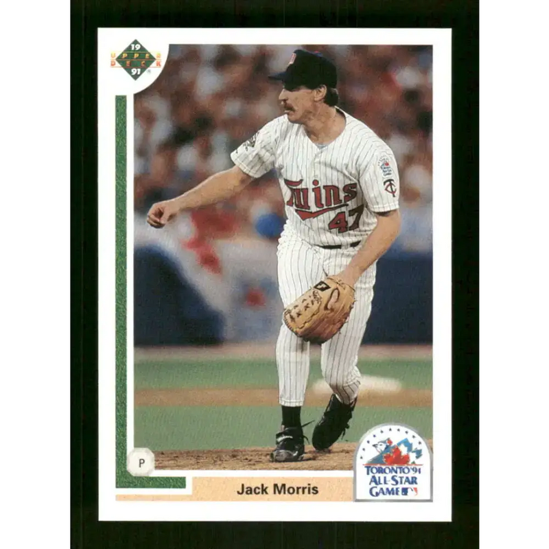 1991 Upper Deck Final Edition #80 Jack Morris EX Excellent Minnesota Twins Baseball Card - Baseball Card Single