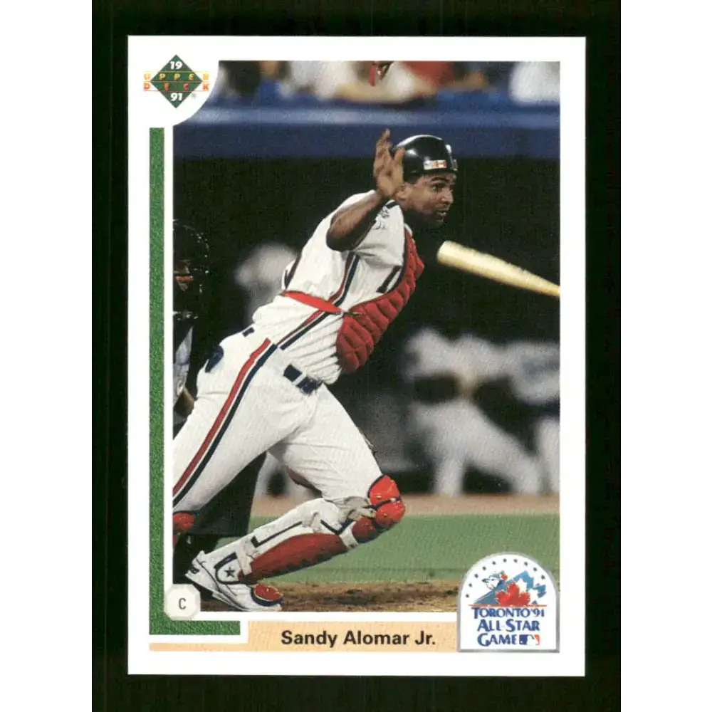 1991 Upper Deck Final Edition #81 Sandy Alomar Jr. EX Excellent Cleveland Indians Baseball Card - Baseball Card Single