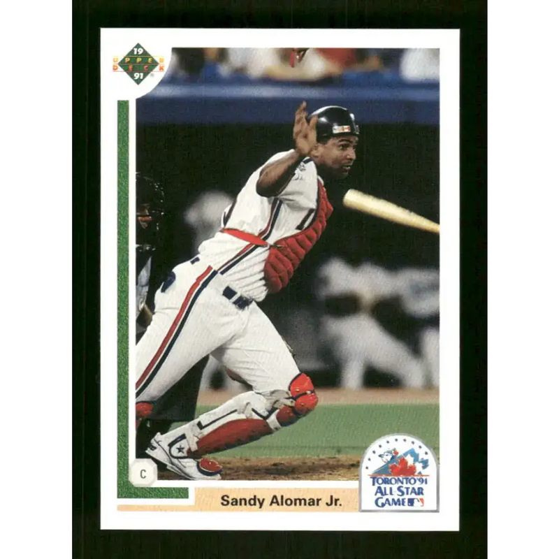 1991 Upper Deck Final Edition #81 Sandy Alomar Jr. EX Excellent Cleveland Indians Baseball Card - Baseball Card Single
