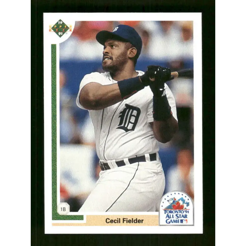 1991 Upper Deck Final Edition #82 Cecil Fielder EX Excellent Detroit Tigers Baseball Card - Baseball Card Single