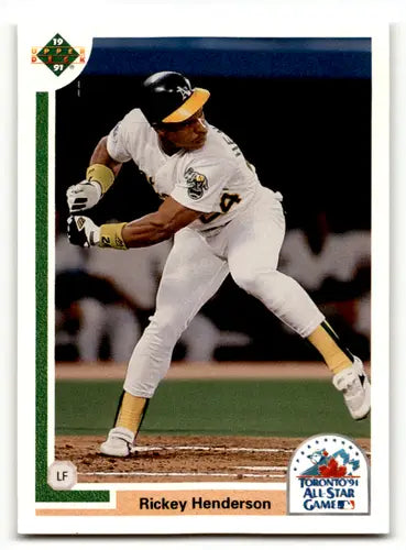 1991 Upper Deck Final Edition #86F Rickey Henderson NM Near Mint Athlet ID:63791 - Baseball Card Single