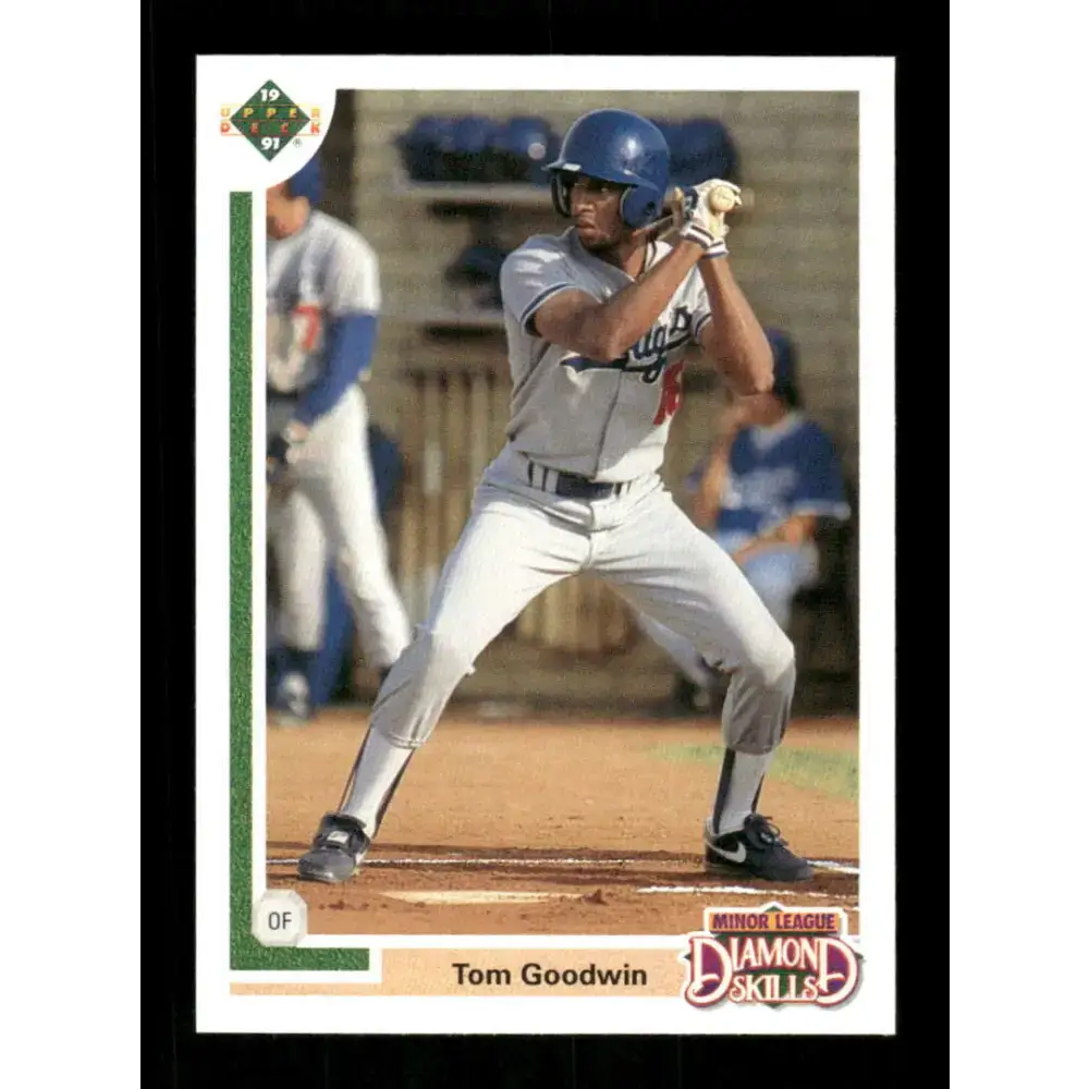 1991 Upper Deck Final Edition #9 Tom Goodwin EX Excellent Los Angeles Dodgers Baseball Card - Baseball Card Single