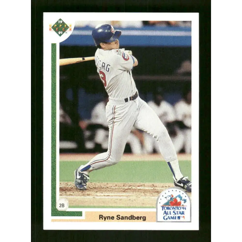 1991 Upper Deck Final Edition #93 Ryne Sandberg EX Excellent Chicago Cubs Baseball Card - Baseball Card