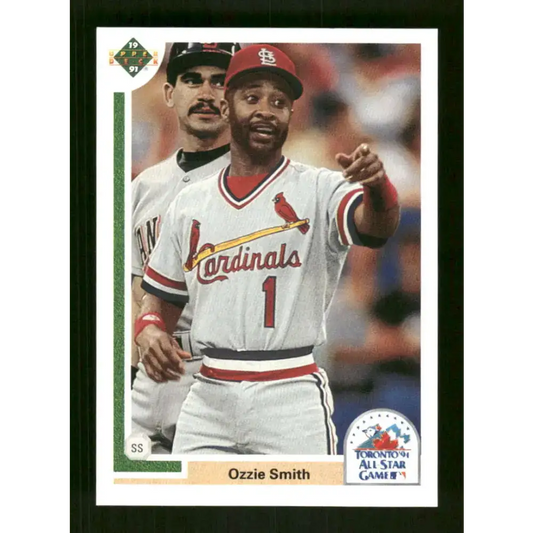 1991 Upper Deck Final Edition #95 Ozzie Smith EX Excellent St. Louis Cardinals Baseball Card - Baseball Card