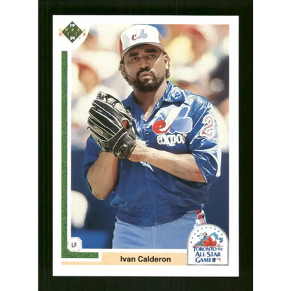 1991 Upper Deck Final Edition #96 Ivan Calderon EX Excellent Montreal Expos Baseball Card - Baseball Card