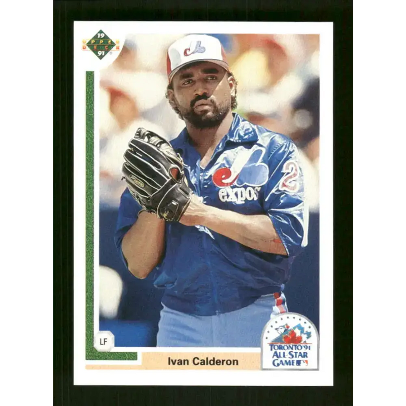 1991 Upper Deck Final Edition #96 Ivan Calderon EX Excellent Montreal Expos Baseball Card - Baseball Card Single