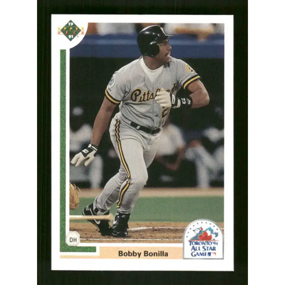 1991 Upper Deck Final Edition #99 Bobby Bonilla EX Excellent Pittsburgh Pirates Baseball Card - Baseball Card