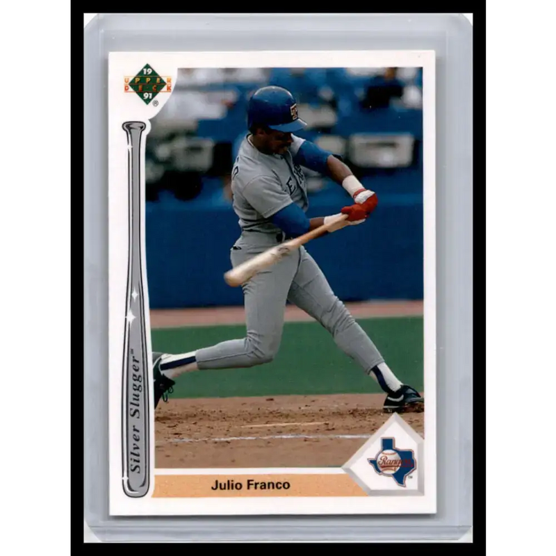 1991 Upper Deck #SS1 Julio Franco NM-MT Texas Rangers Baseball Card - Baseball Card Single