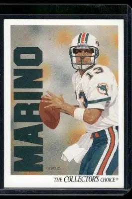 1991 Upper Deck The Collector’s Choice Dan Marino #83 Football - Football Card Single