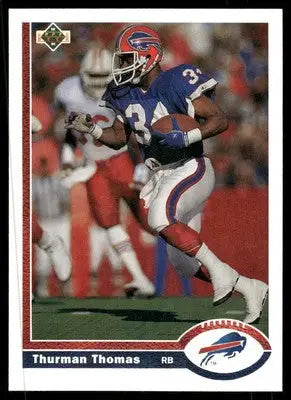 1991 Upper Deck Thurman Thomas #356 Football