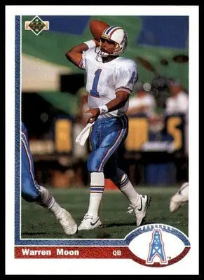 1991 Upper Deck Warren Moon 256 Houston Oilers