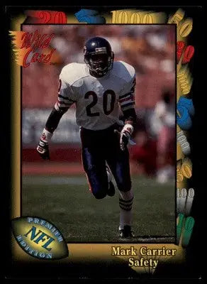 1991 Wild Card Mark Carrier 63 Chicago Bears