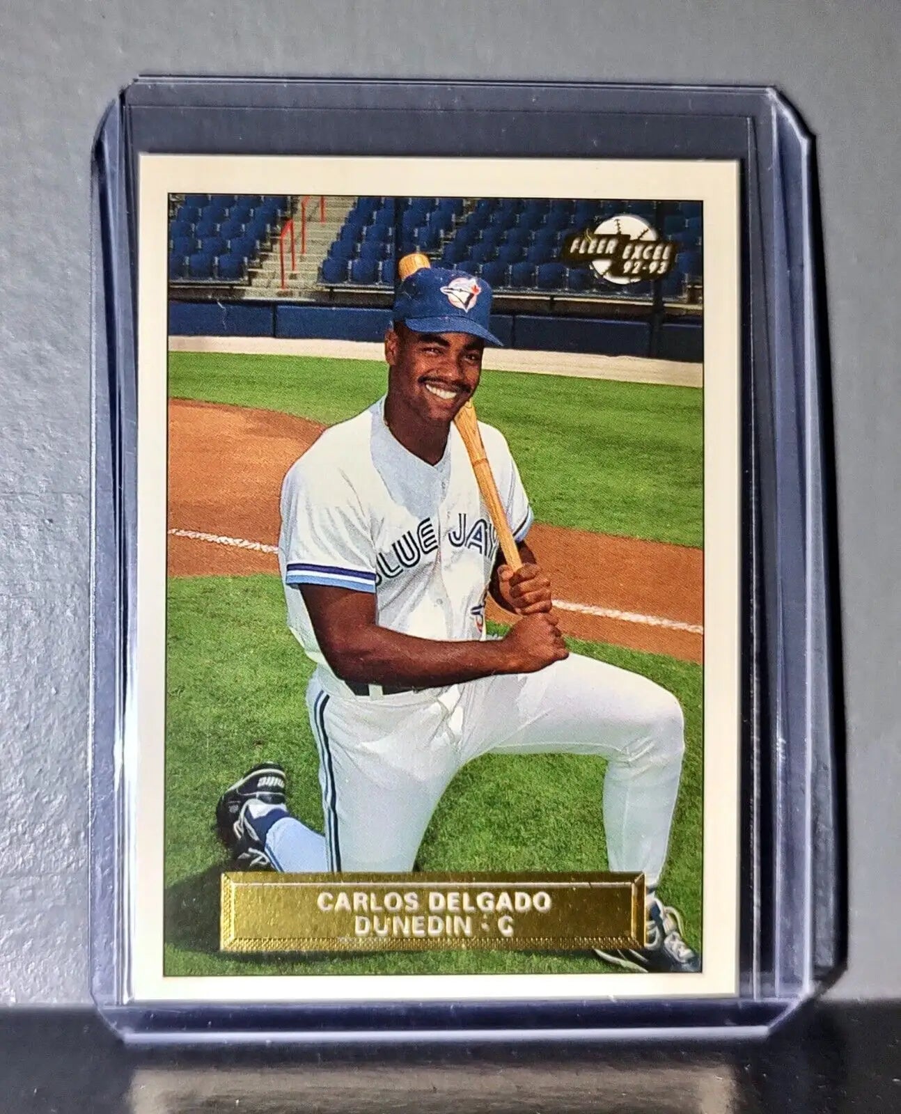 1992-93 Carlos Delgado Fleer Excel Baseball Card #242 Blue Jays - Baseball Card Single