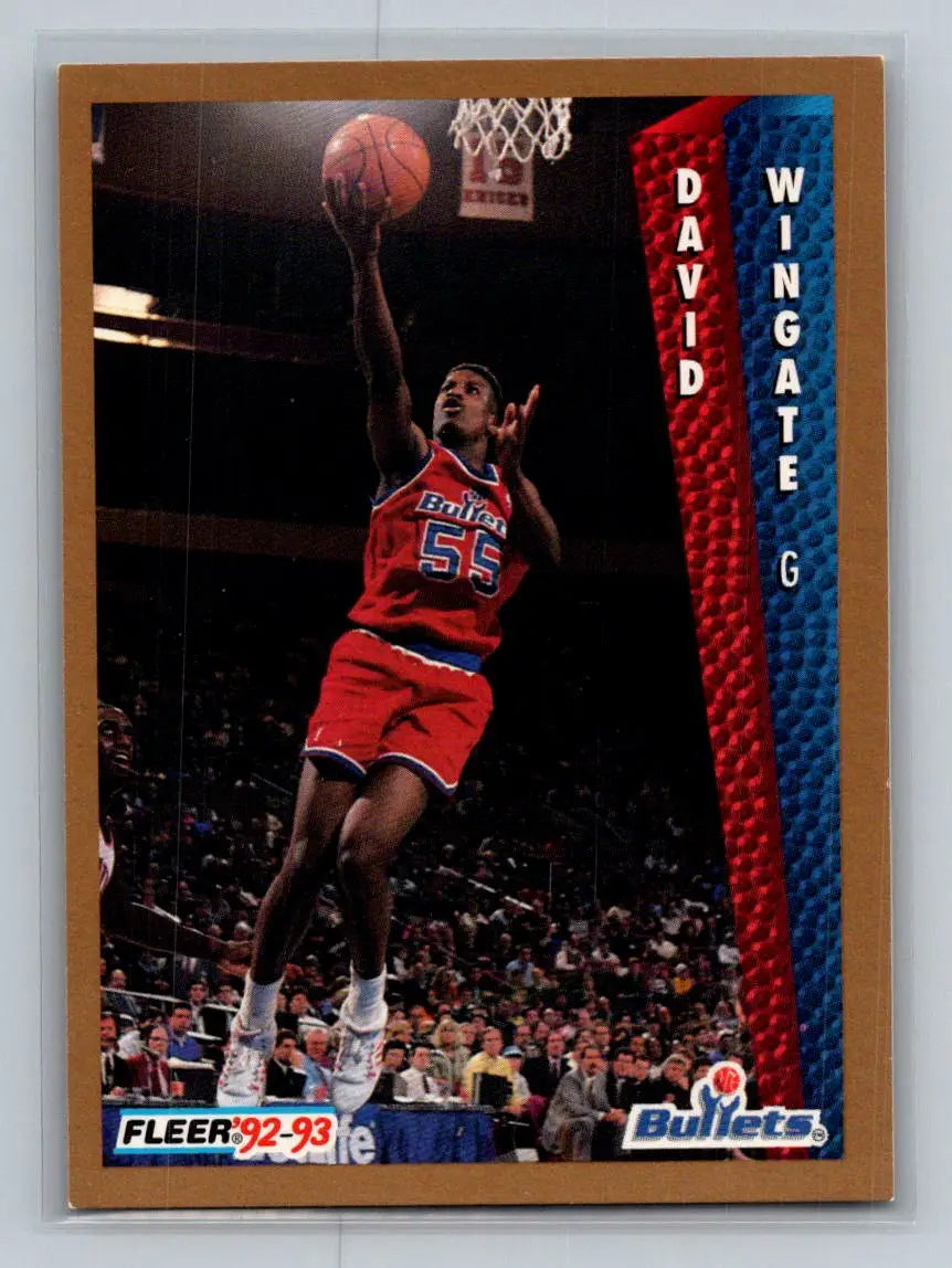 1992-93 Fleer #237 David Wingate Washington Bullets - Basketball Card Single
