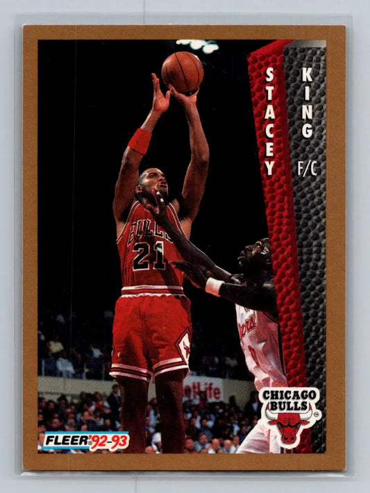 1992-93 Fleer #33 Stacey King Chicago Bulls - Basketball Card Single