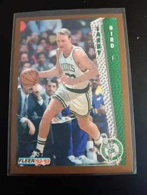 1992-93 Fleer - Larry Bird #11. Boston Celtics. NRMT+ - Basketball Card Single