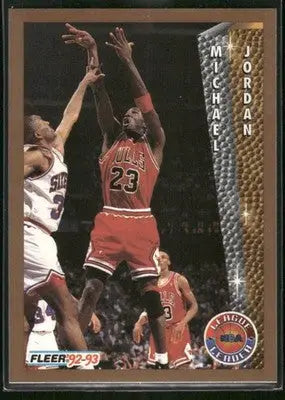 1992-93 Fleer League Leader Michael Jordan #238 Basketball
