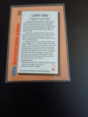 1992-93 Fleer - Schoolyard Stars Larry Bird #256. Boston Celtics. NRMT+ - Basketball Card Single